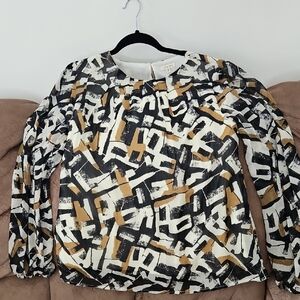 Abstract Patterned Women's Top New